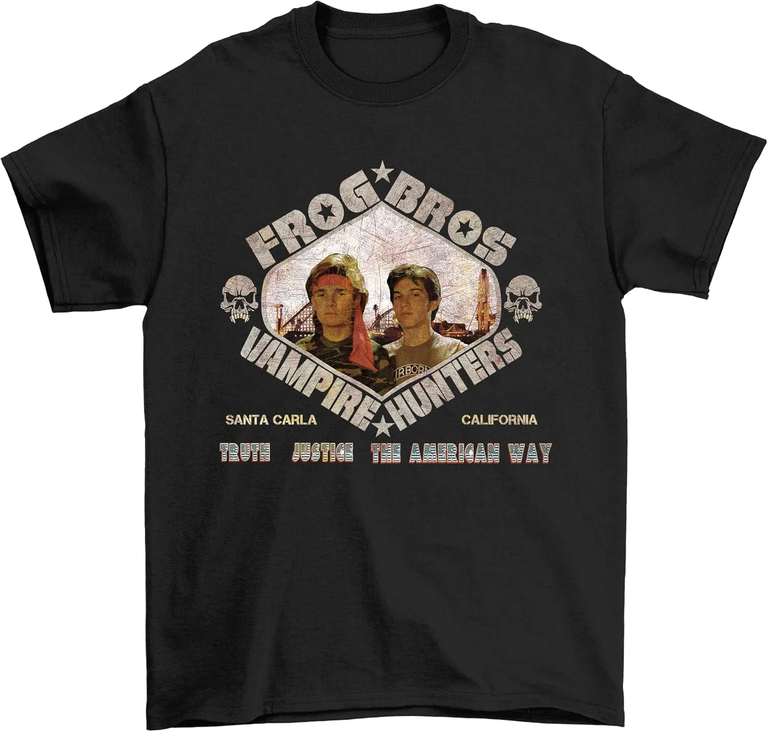 Movie Fan-Art - Frog Brothers Vampire Hunters - Mens or Womens Film Inspired Organic Cotton T-Shirt
