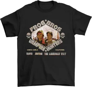 Movie Fan-Art - Frog Brothers Vampire Hunters - Mens or Womens Film Inspired Organic Cotton T-Shirt