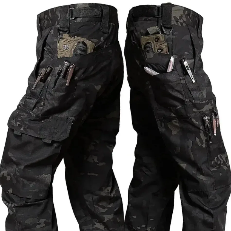 New Tactical Hunting Suit Outdoors Training Durable Breathable Camo Set Waterproof Quick Drying windproof Combat Two Piece Set