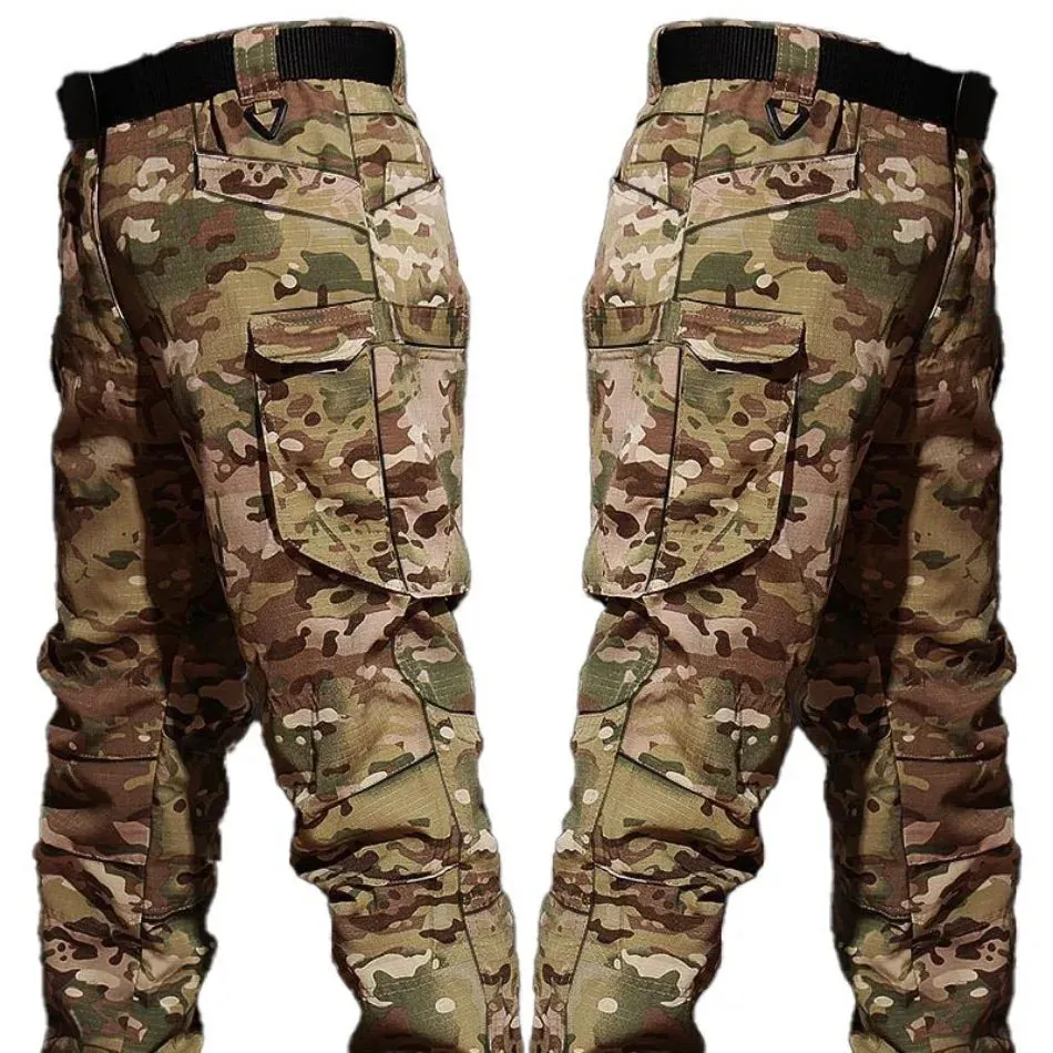 New Tactical Hunting Suit Outdoors Training Durable Breathable Camo Set Waterproof Quick Drying windproof Combat Two Piece Set