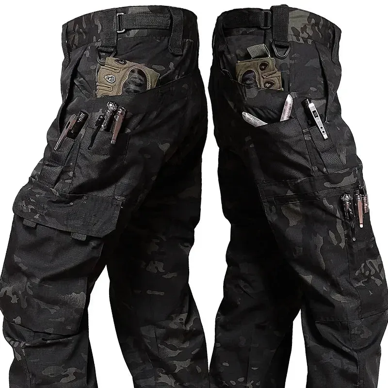New Tactical Hunting Suit Outdoors Training Durable Breathable Camo Set Waterproof Quick Drying windproof Combat Two Piece Set