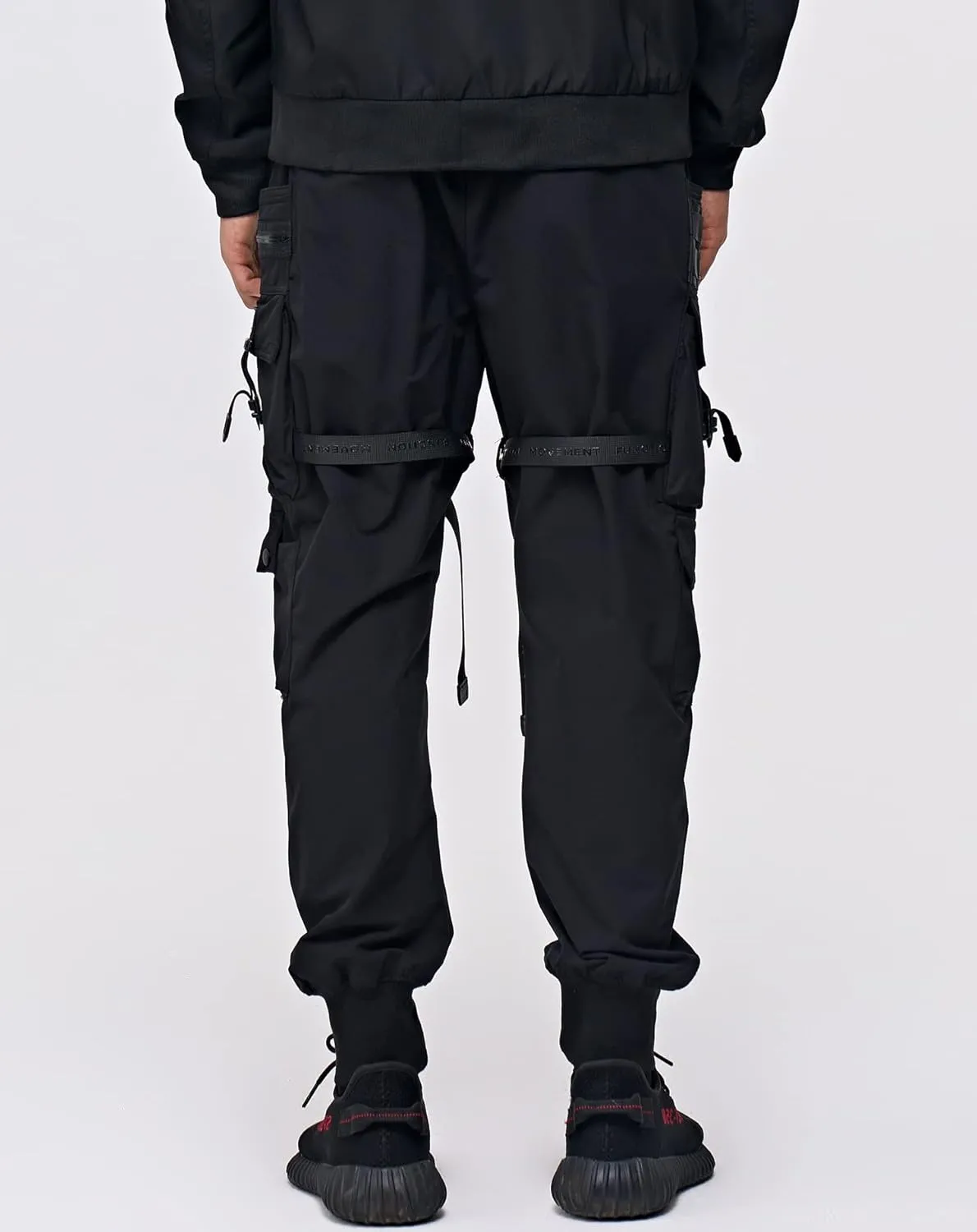 Niepce Inc Men's Japanese Streetwear Techwear Cargo Pants with Design