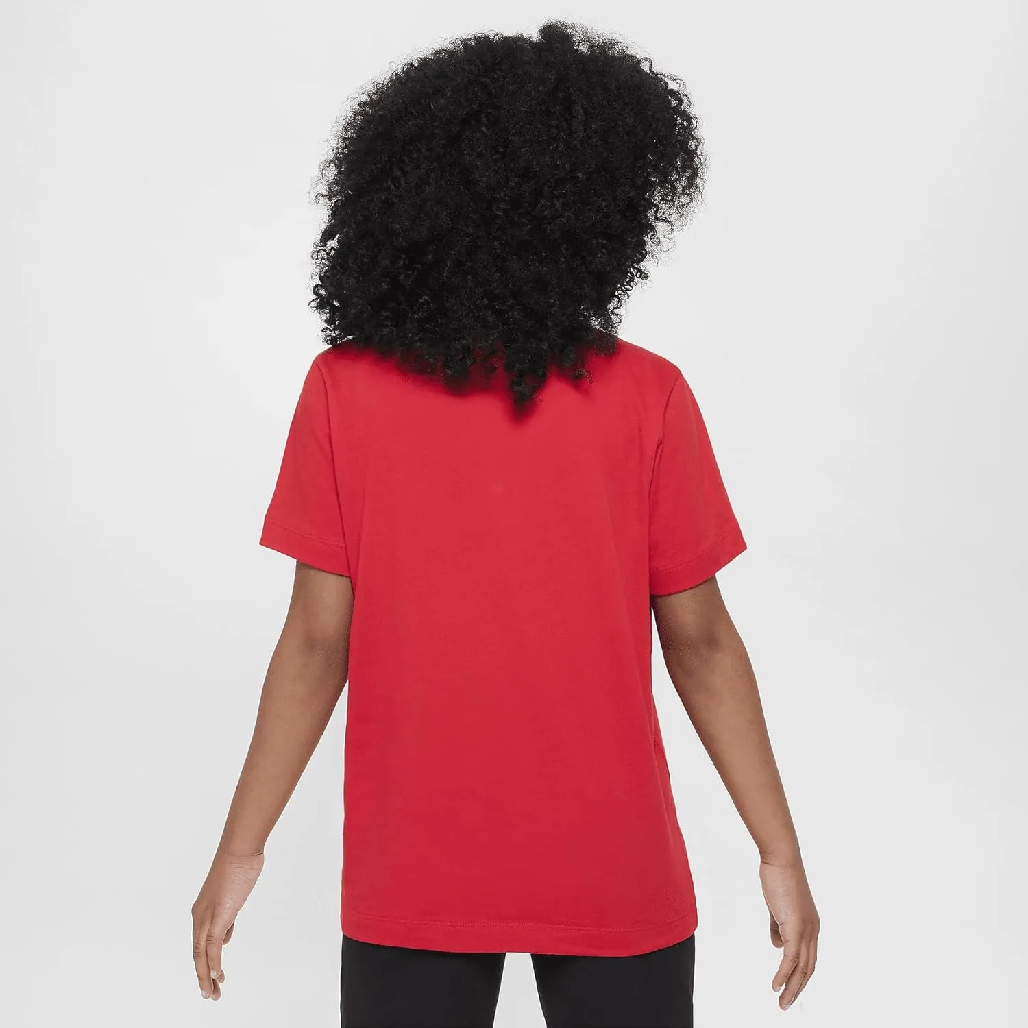 Nike Sportswear Big Kids' T-Shirt (University Red, HF5999-657)