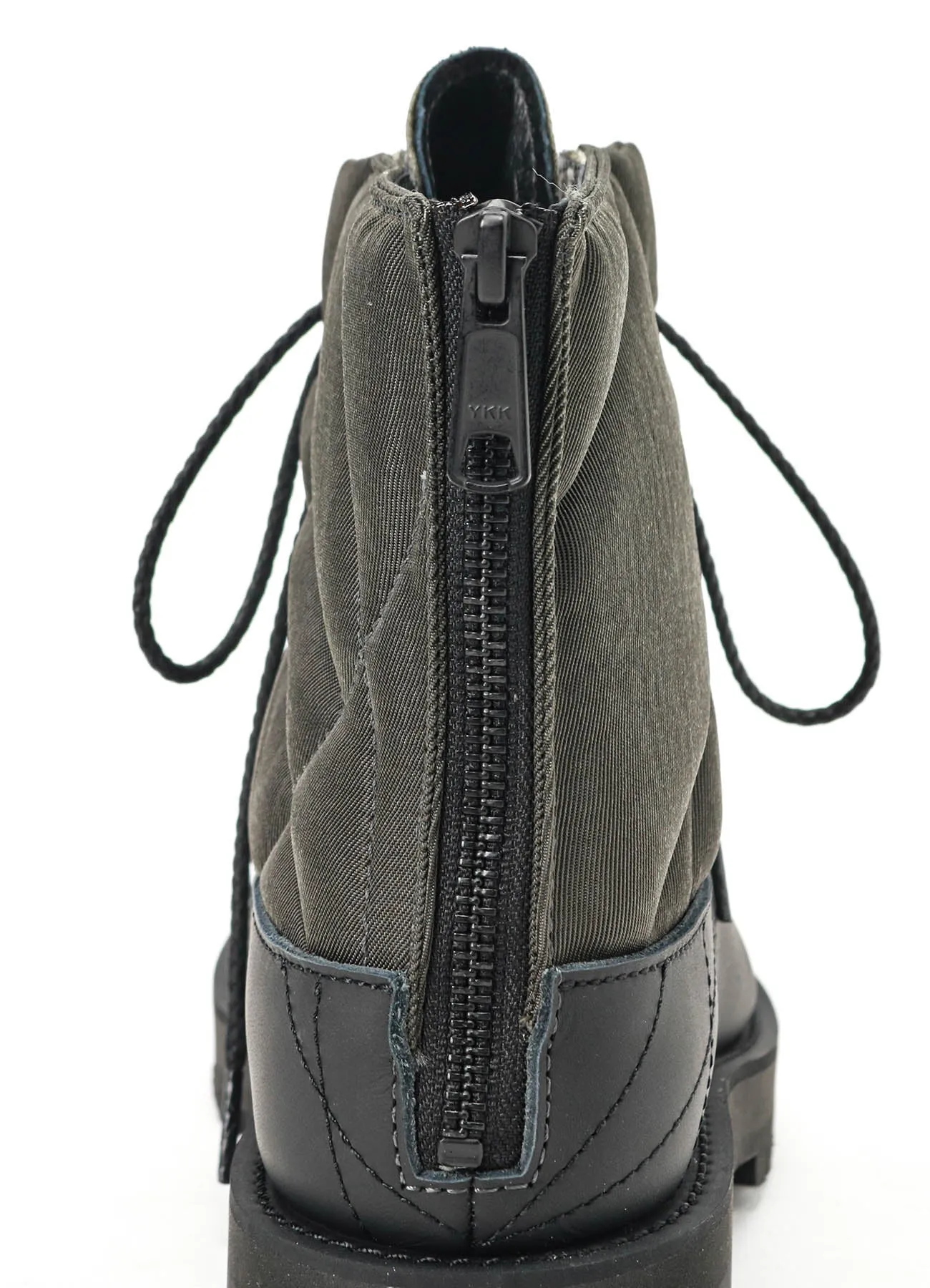 NY TWILLSOFT LEATHER SHORT PADDED BOOTS