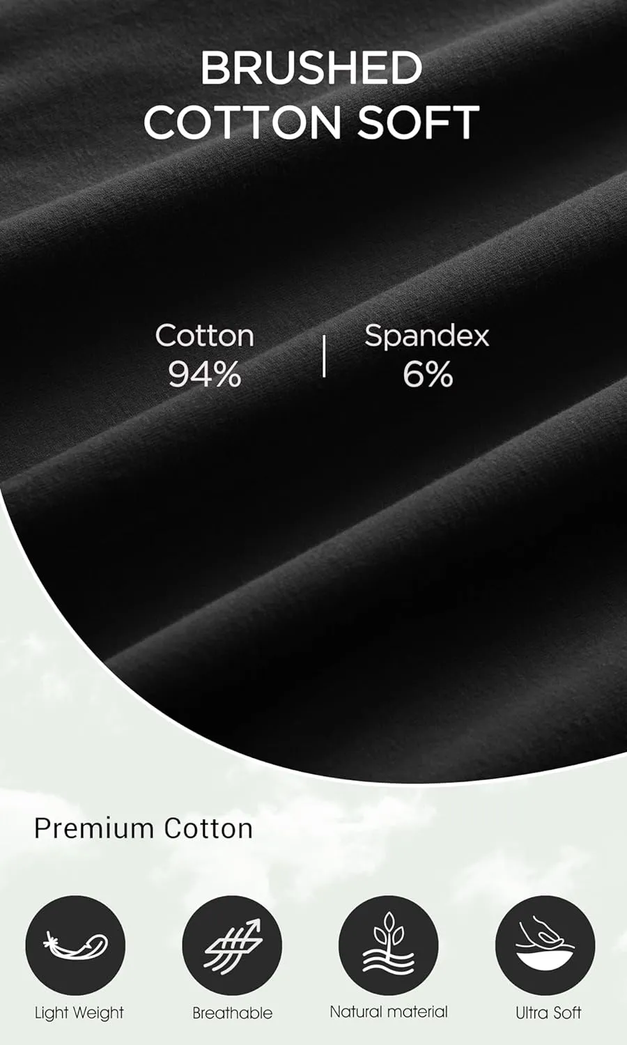 ODODOS Cargo Jogger Pants for Women Purevibe Cotton Mid Waist Track Cuff Lounge Sweatpant with Pockets