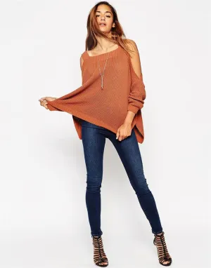 Off The Shoulder Knit Sweater