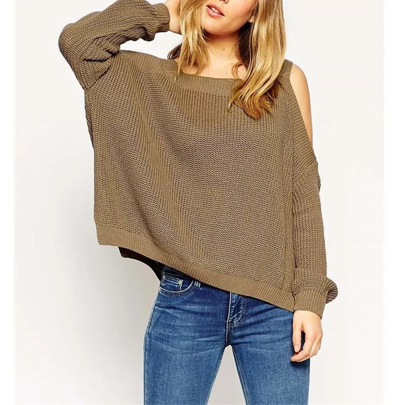 Off The Shoulder Knit Sweater