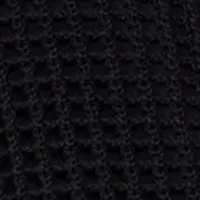 Open Stitch Collar Neck Cardigan