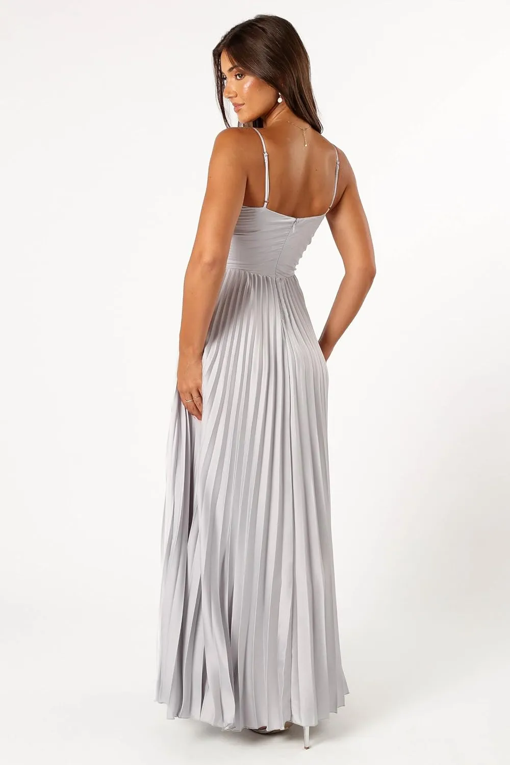 Petal & Pup Women's Naira Pleated Maxi Dress