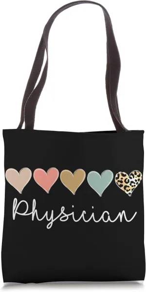 Physician, Leopard medical doctor and nurse Tote Bag