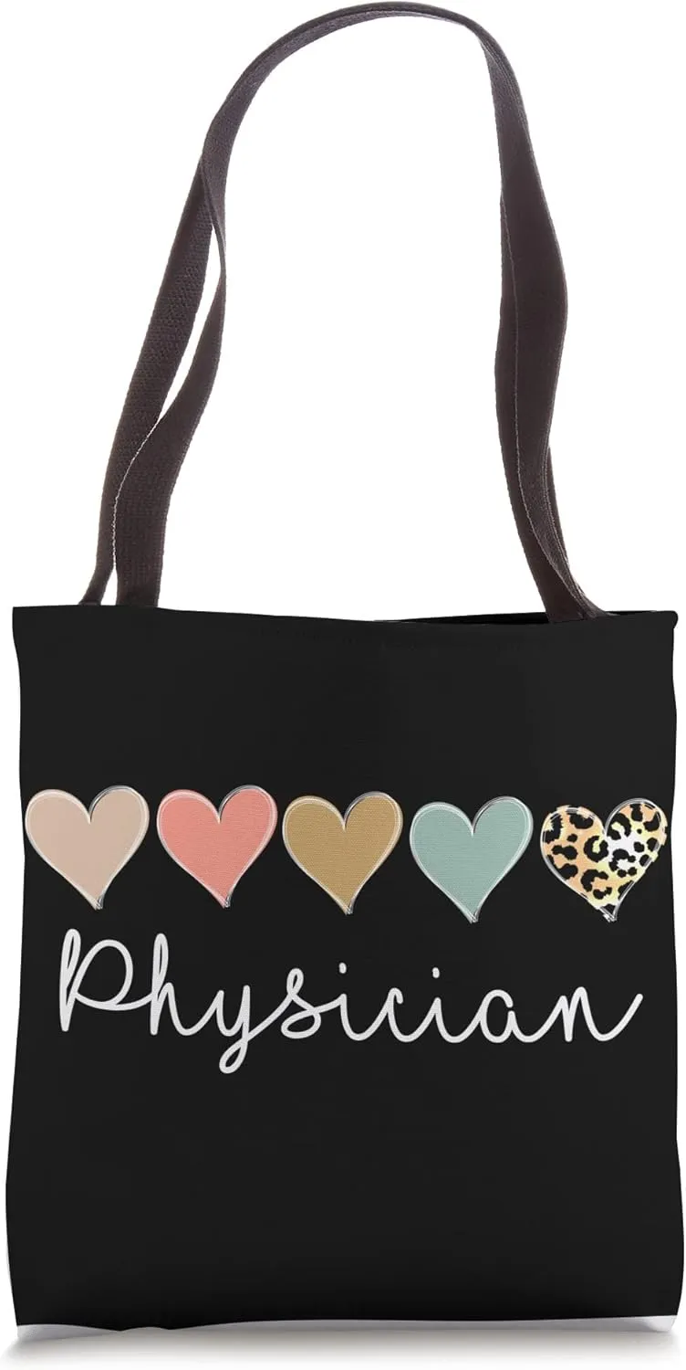 Physician, Leopard medical doctor and nurse Tote Bag