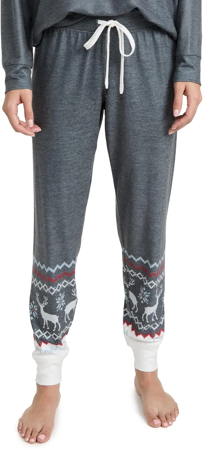 PJ Salvage Women's Loungewear Family Fairisle Jammie Pant