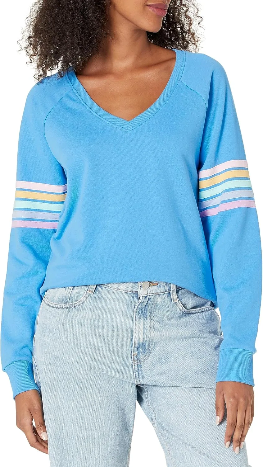 PJ Salvage Women's Loungewear Rainbow Room Long Sleeve Top