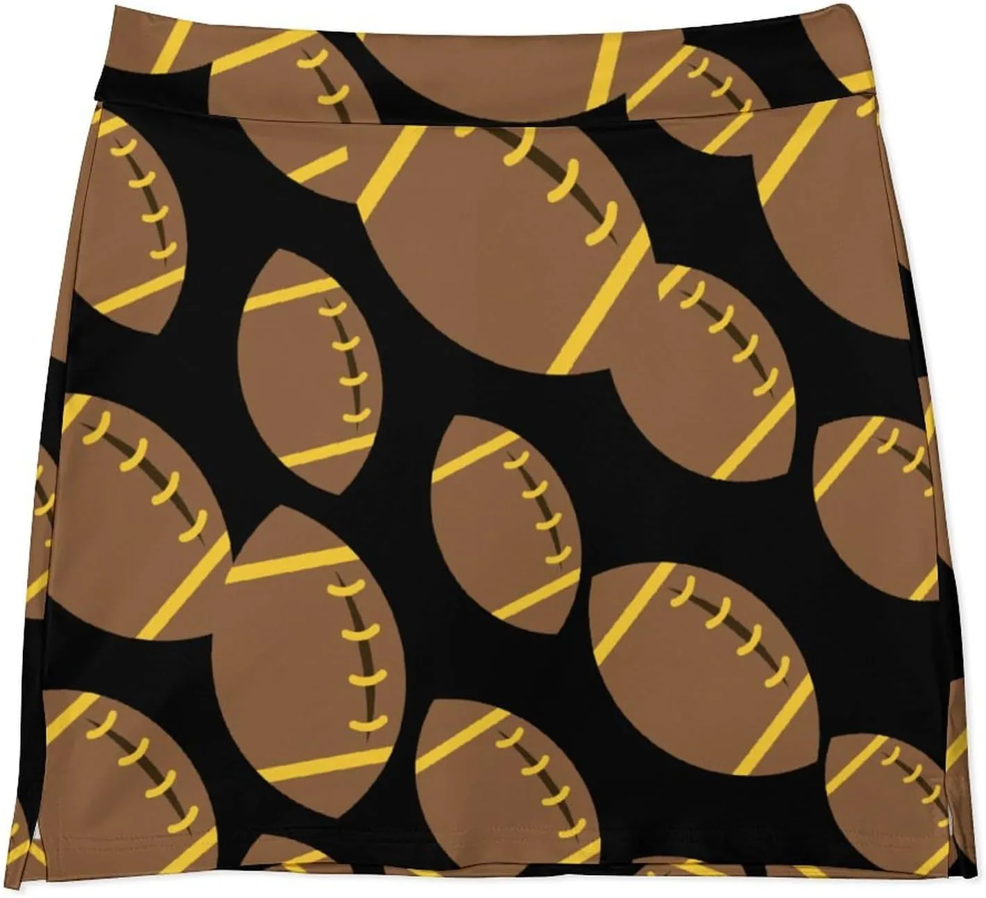 Rugby American Football Women's Skort Athletic Skirt Golf Skorts A-line Skirts with Built-in Shorts Pockets