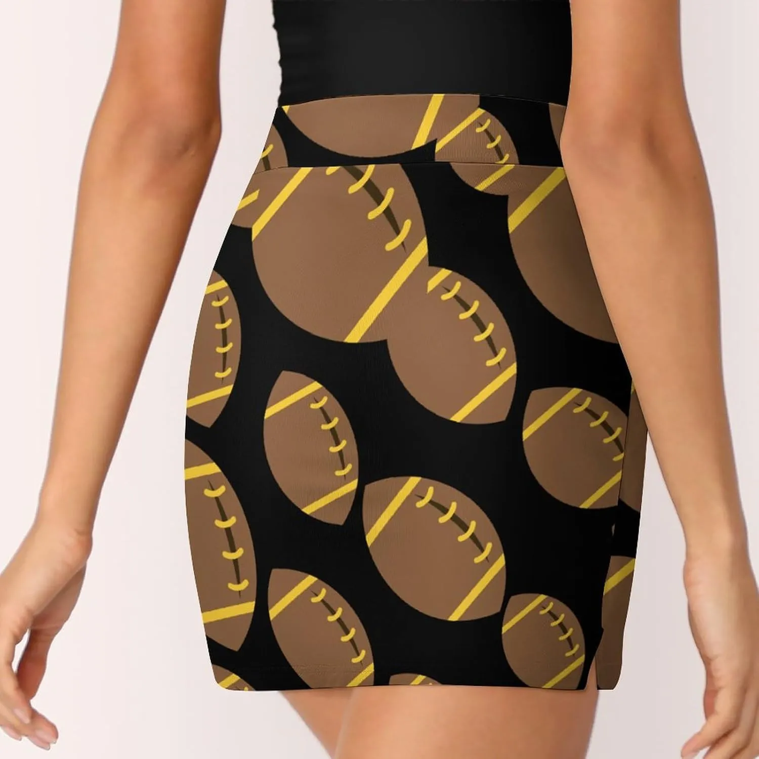 Rugby American Football Women's Skort Athletic Skirt Golf Skorts A-line Skirts with Built-in Shorts Pockets