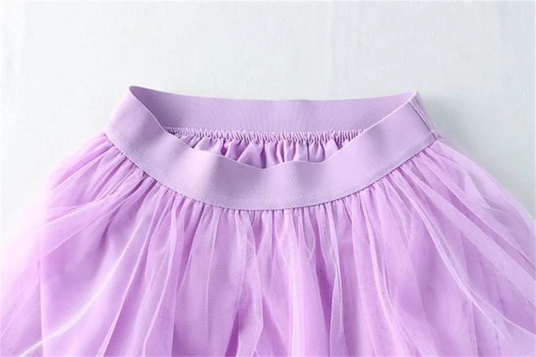 Skirts for Women Long Skirt for Women Irregular Mesh High Waist Maxi Skirt Female