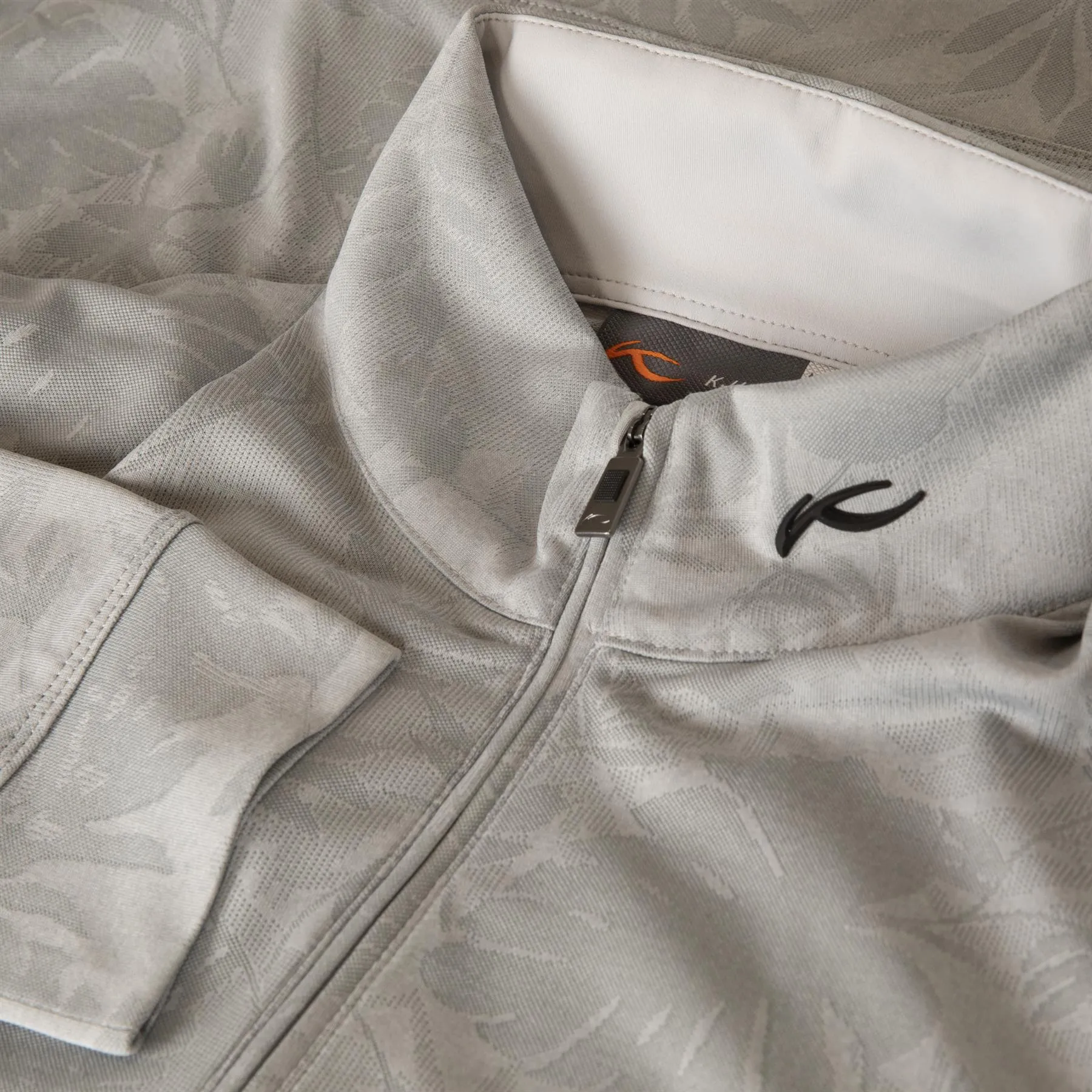 Stephen Half Zip Jacket White/Alloy - SS24