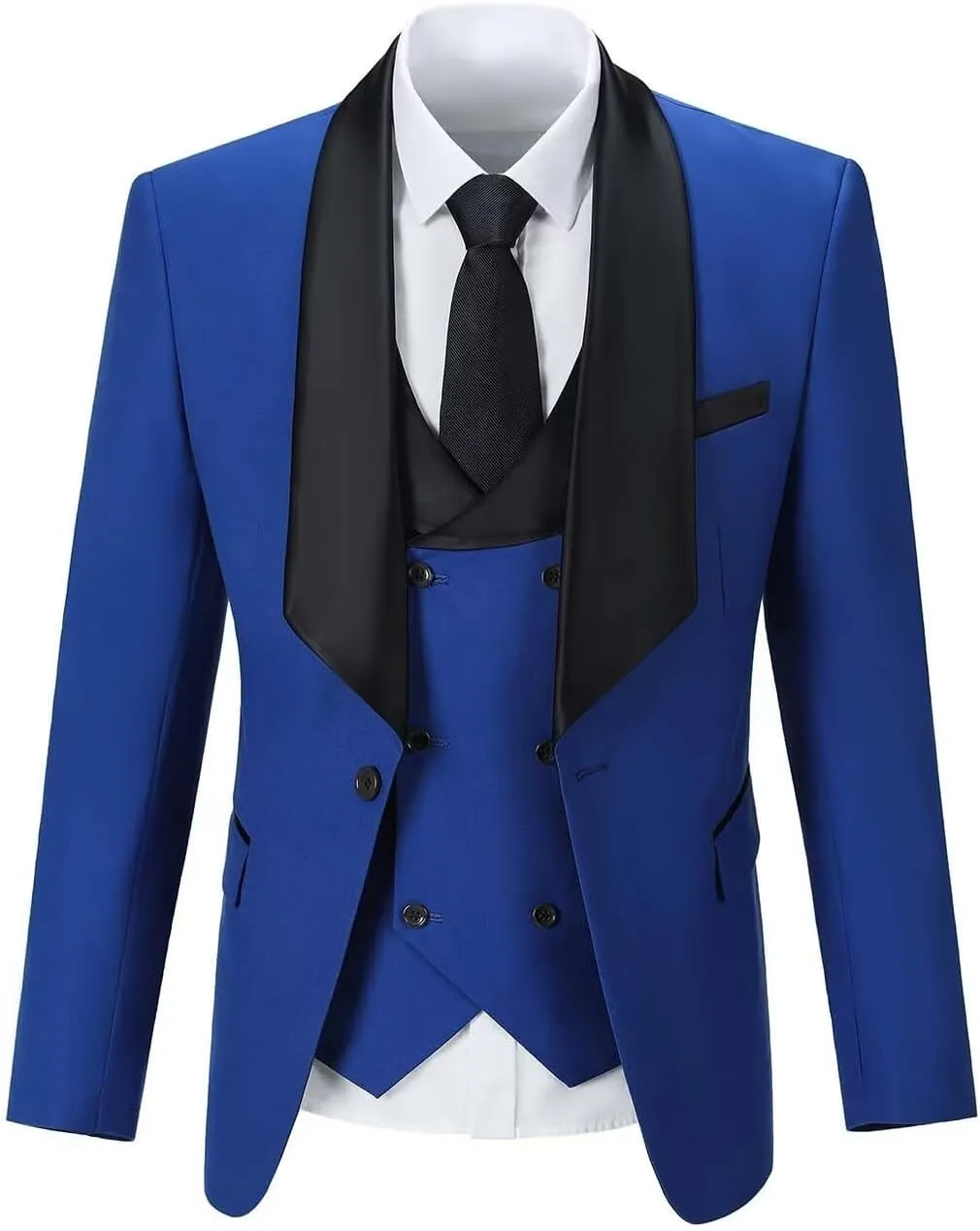 Suits for Men 3 Piece Mens Suit Slim fit Suit Blazer Jacket Vest Pants Set Prom Tuxedo for Men