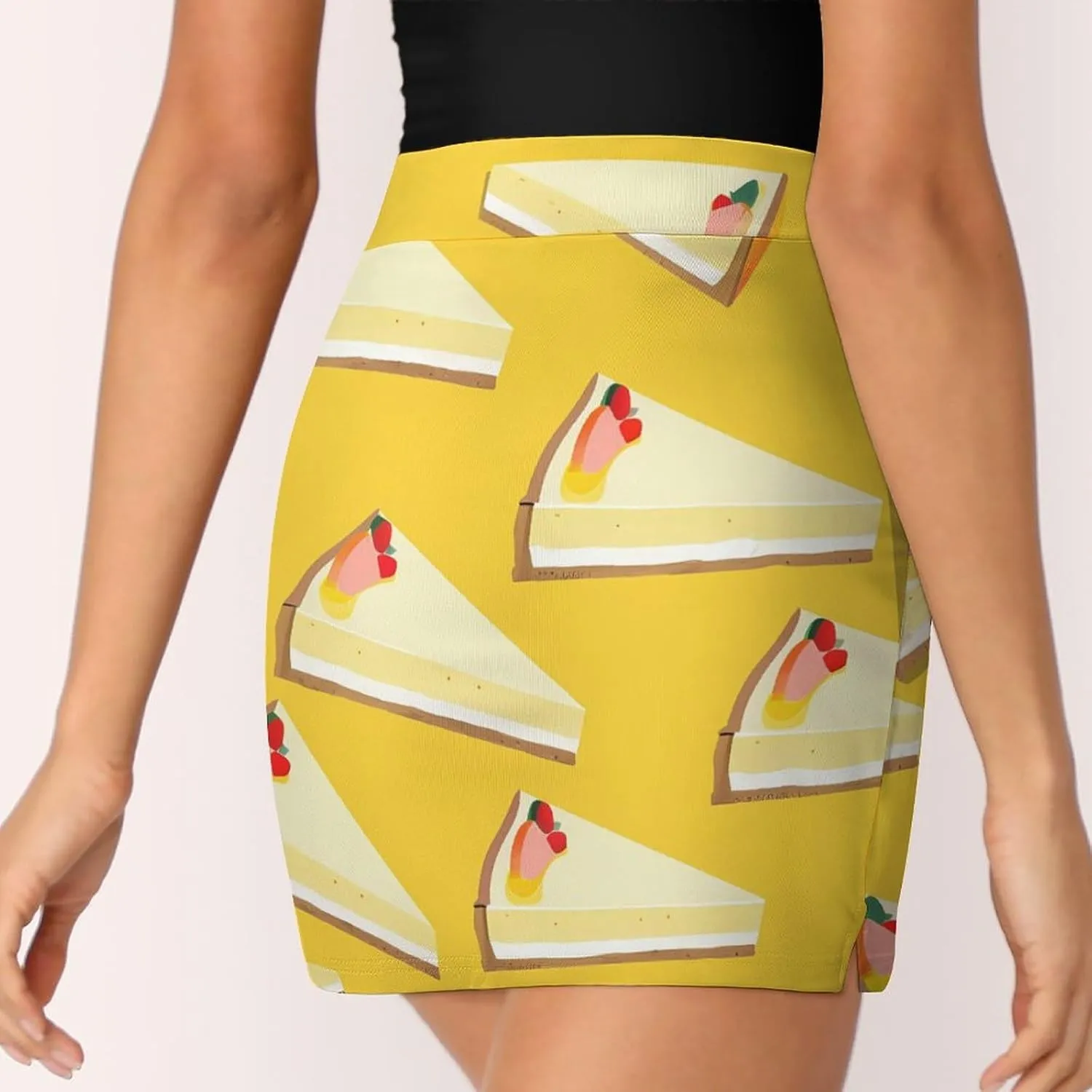 Sweat Cheesecake Lover Women's Skort Athletic Skirt Golf Skorts A-line Skirts with Built-in Shorts Pockets
