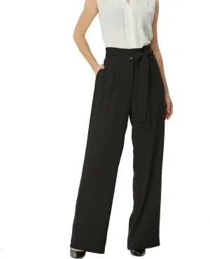 Tall Women's 32"/34" Inseam Wide Leg Dress Pants High Waist Loose Fit Casual Pants