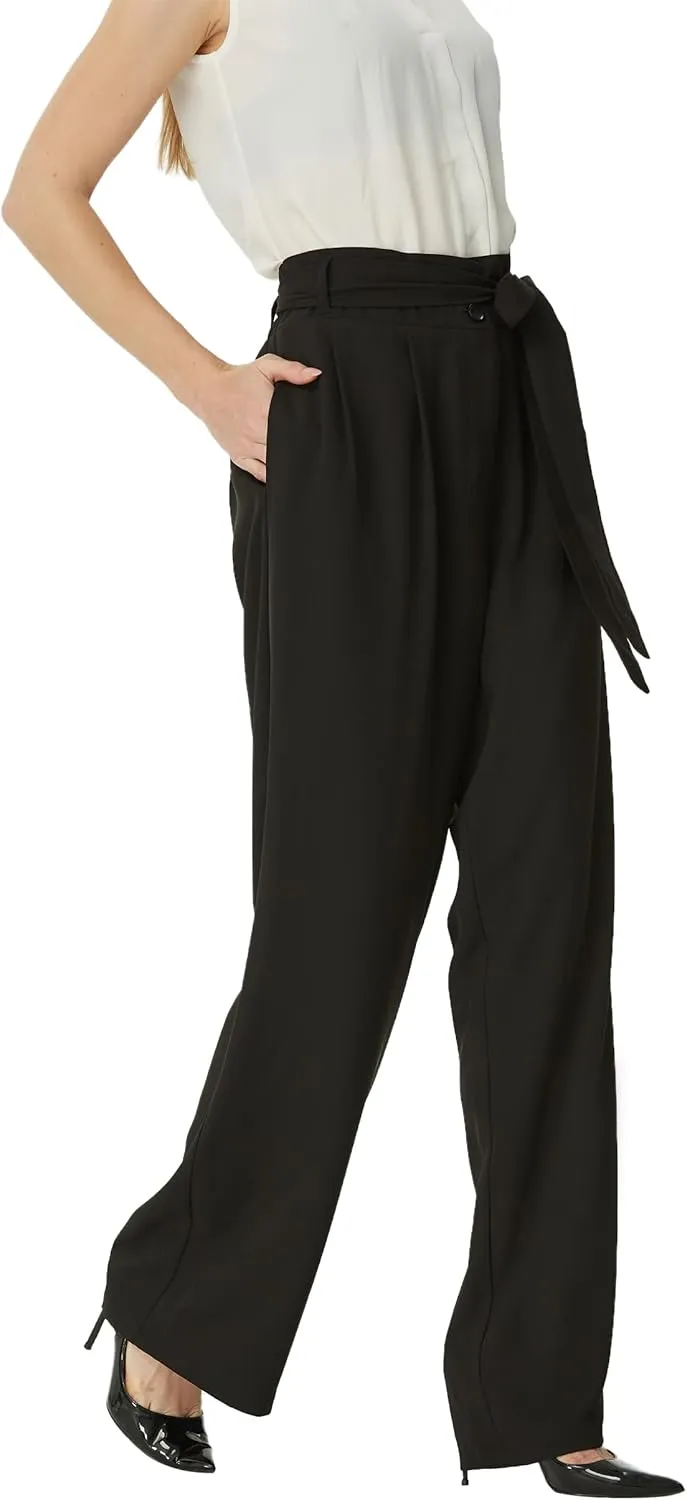 Tall Women's 32"/34" Inseam Wide Leg Dress Pants High Waist Loose Fit Casual Pants