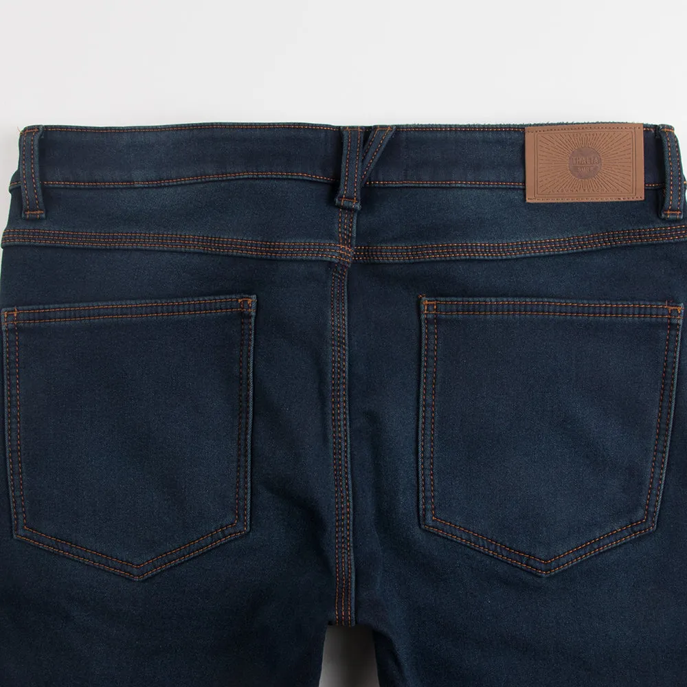 Thalia Surf Fleece Lined Denim Mens Pants