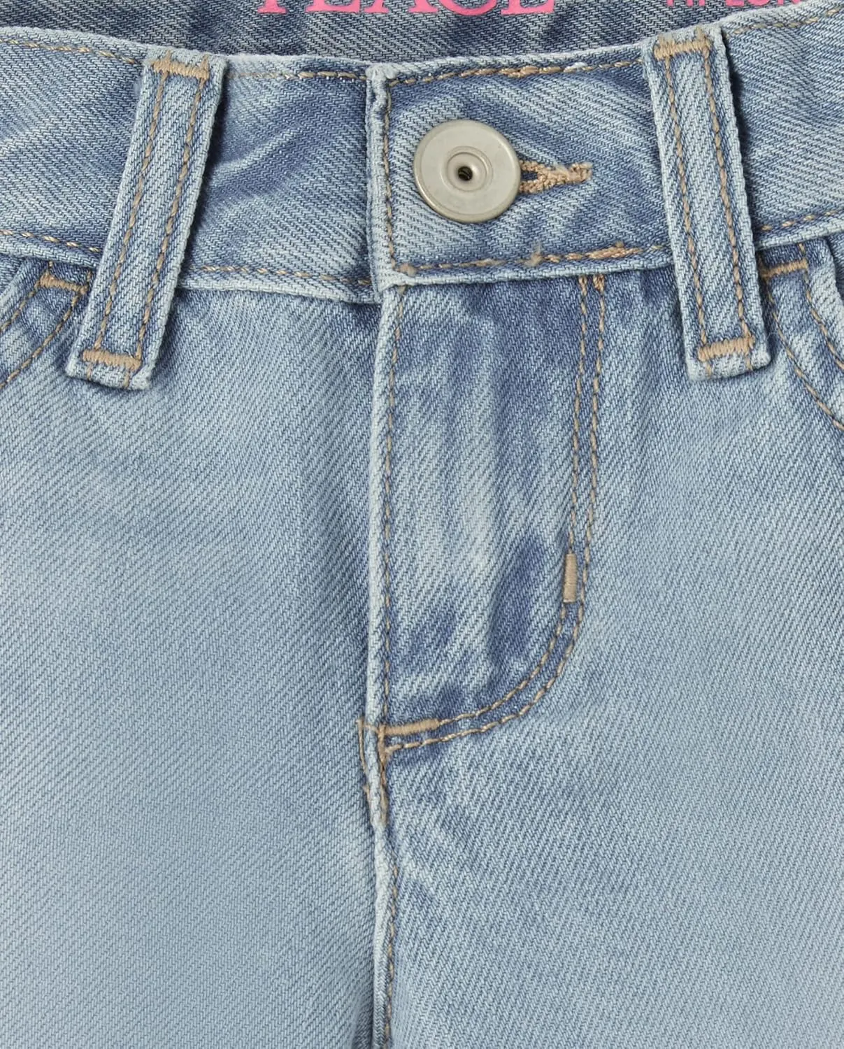 The Children's Place girls Distressed Denim Midi Short