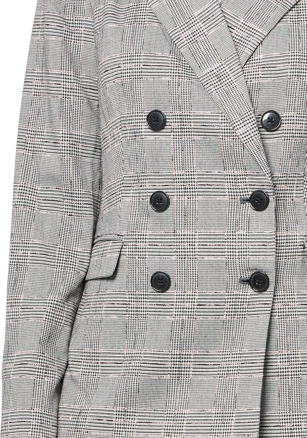 Tommy Hilfiger Women's Blazer Double Breasted Glenn Plaid Sportswear Pants