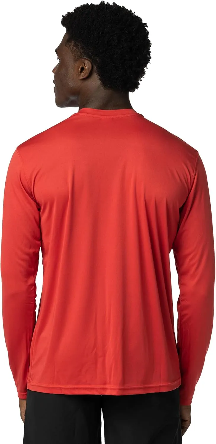 Vapor Apparel Men's Outdoor UPF 50  Long Sleeve T-Shirt, UV Sun Protection for Fishing, Running, Hiking, Swimming