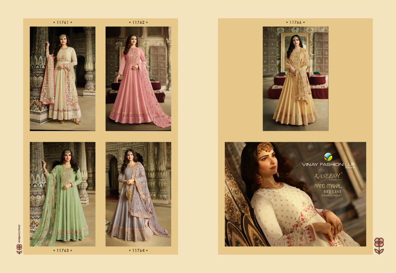 Vinay Fashion Rangmahal Georgette Stylish Party Wear Salwar Suit
