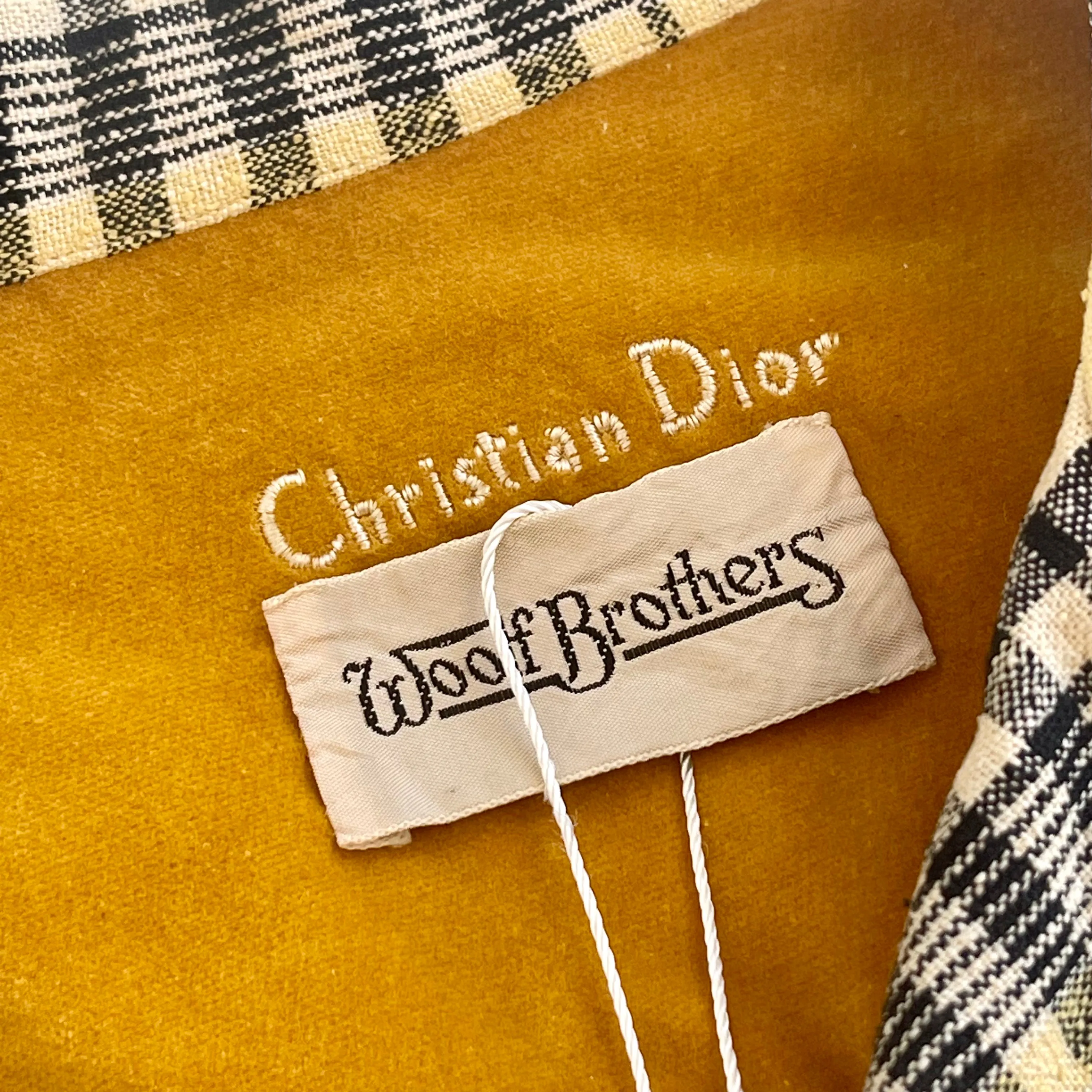 Vintage Christian Dior Woolf Brothers 60s Button-Up