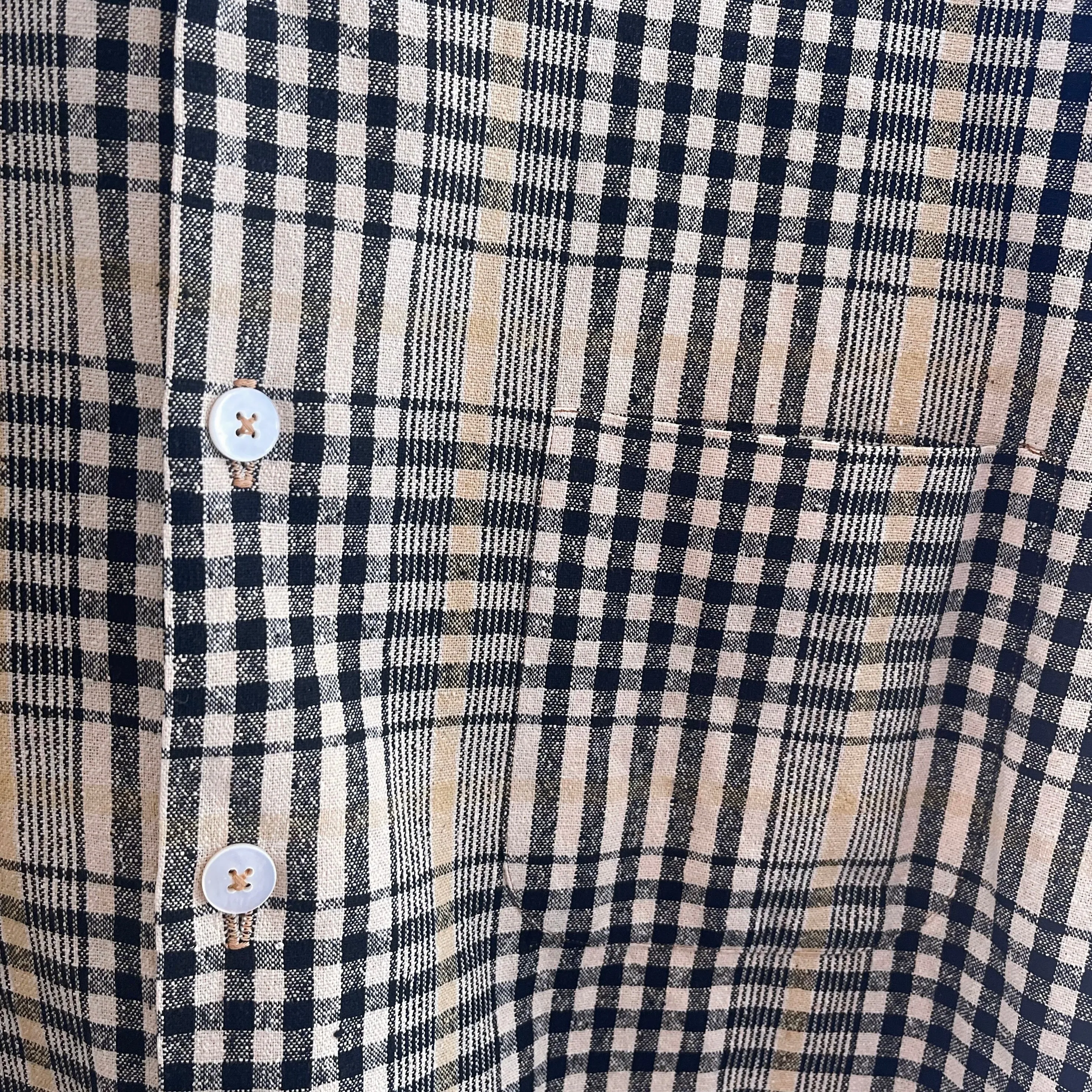 Vintage Christian Dior Woolf Brothers 60s Button-Up