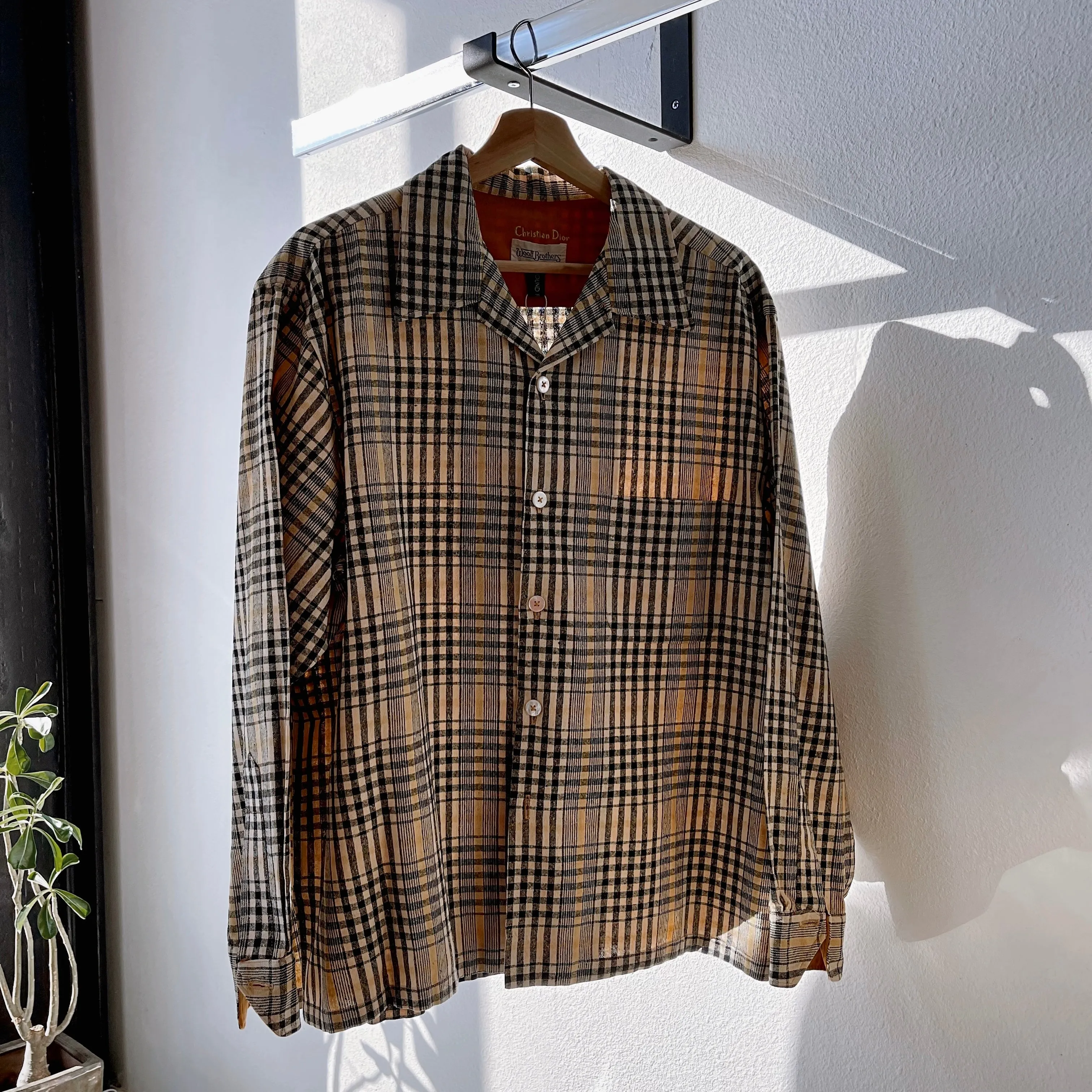 Vintage Christian Dior Woolf Brothers 60s Button-Up