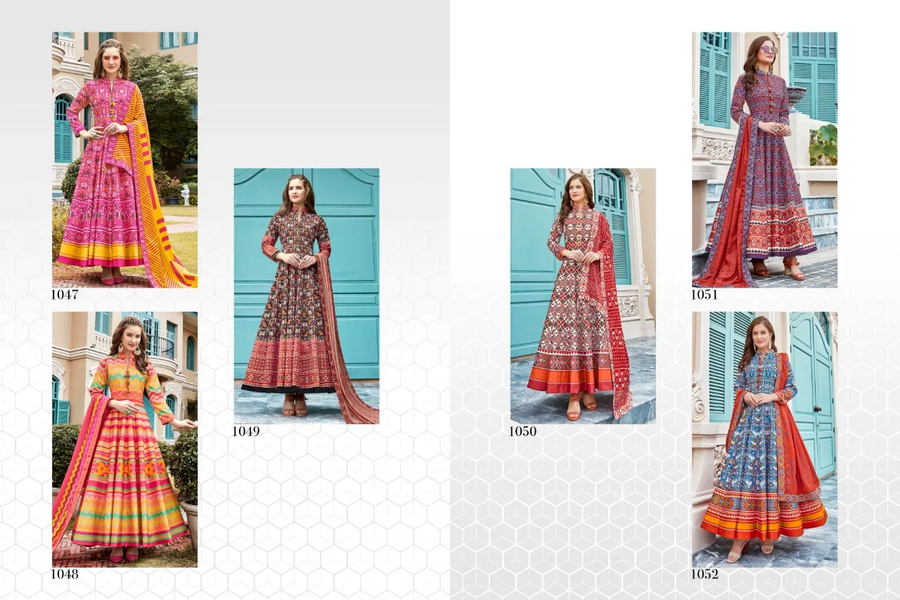 Virasat Vol 11 Party Wear Silk Fancy Stylish Designer Kurtis Collection