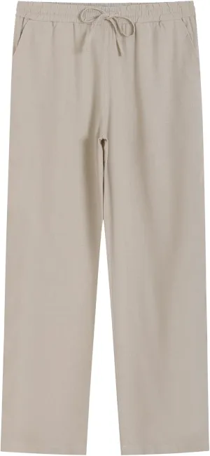 Weintee Women's Tall Linen Pants Long 34 Inch Inseam Wide Leg