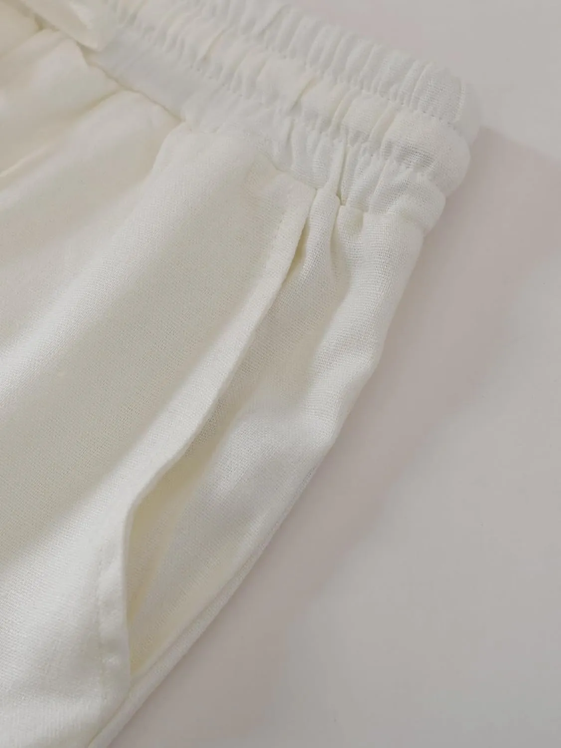 Weintee Women's Tall Linen Pants Long 34 Inch Inseam Wide Leg