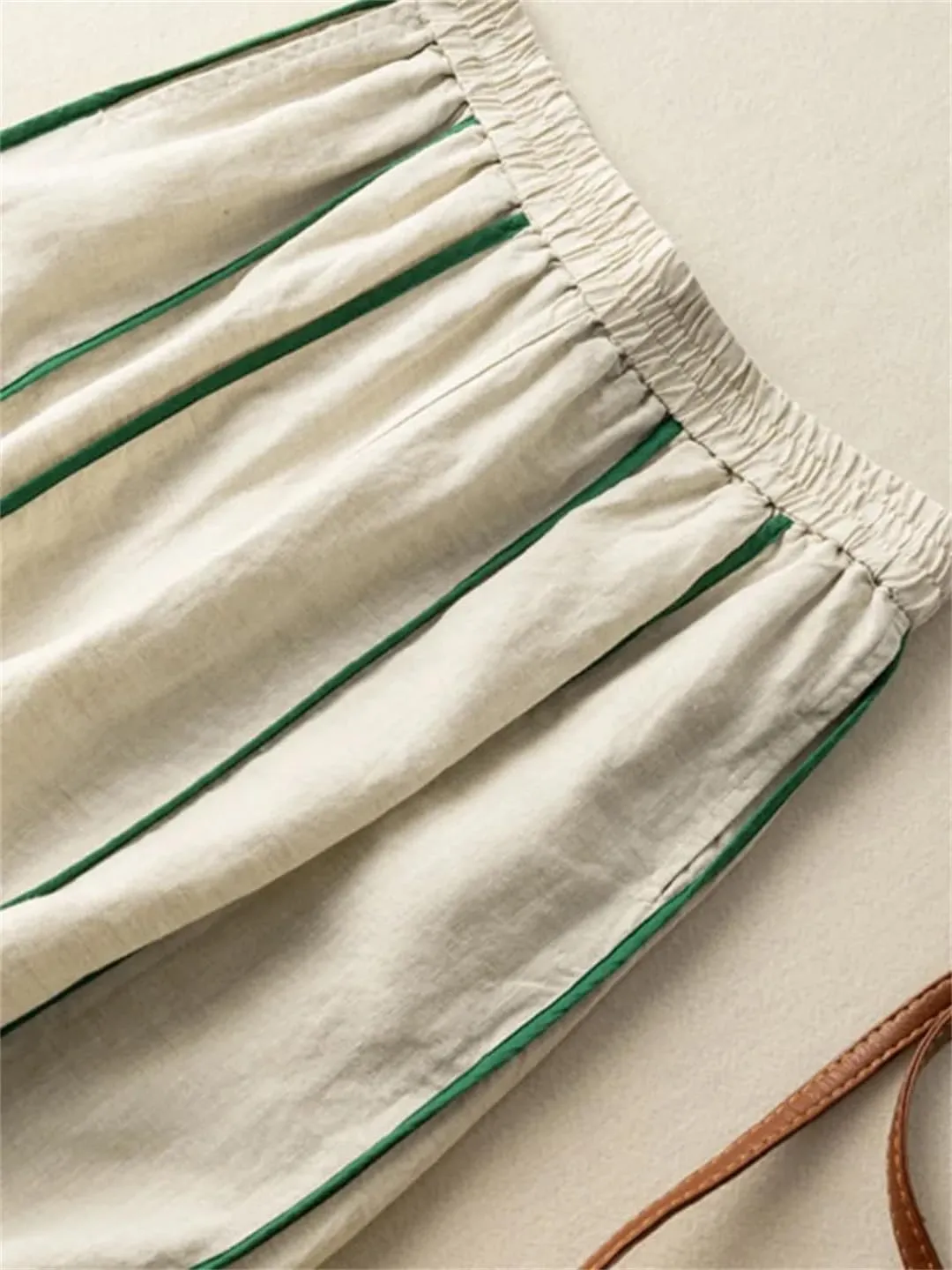 Women's Casual Nine-Point Pants Loose Cotton Trousers Thin Harem Pants