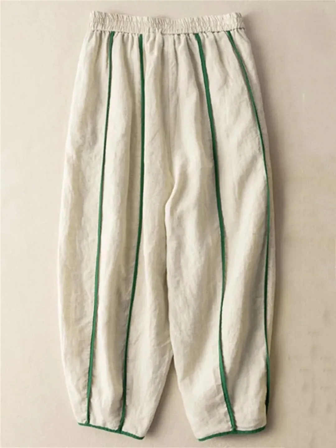 Women's Casual Nine-Point Pants Loose Cotton Trousers Thin Harem Pants
