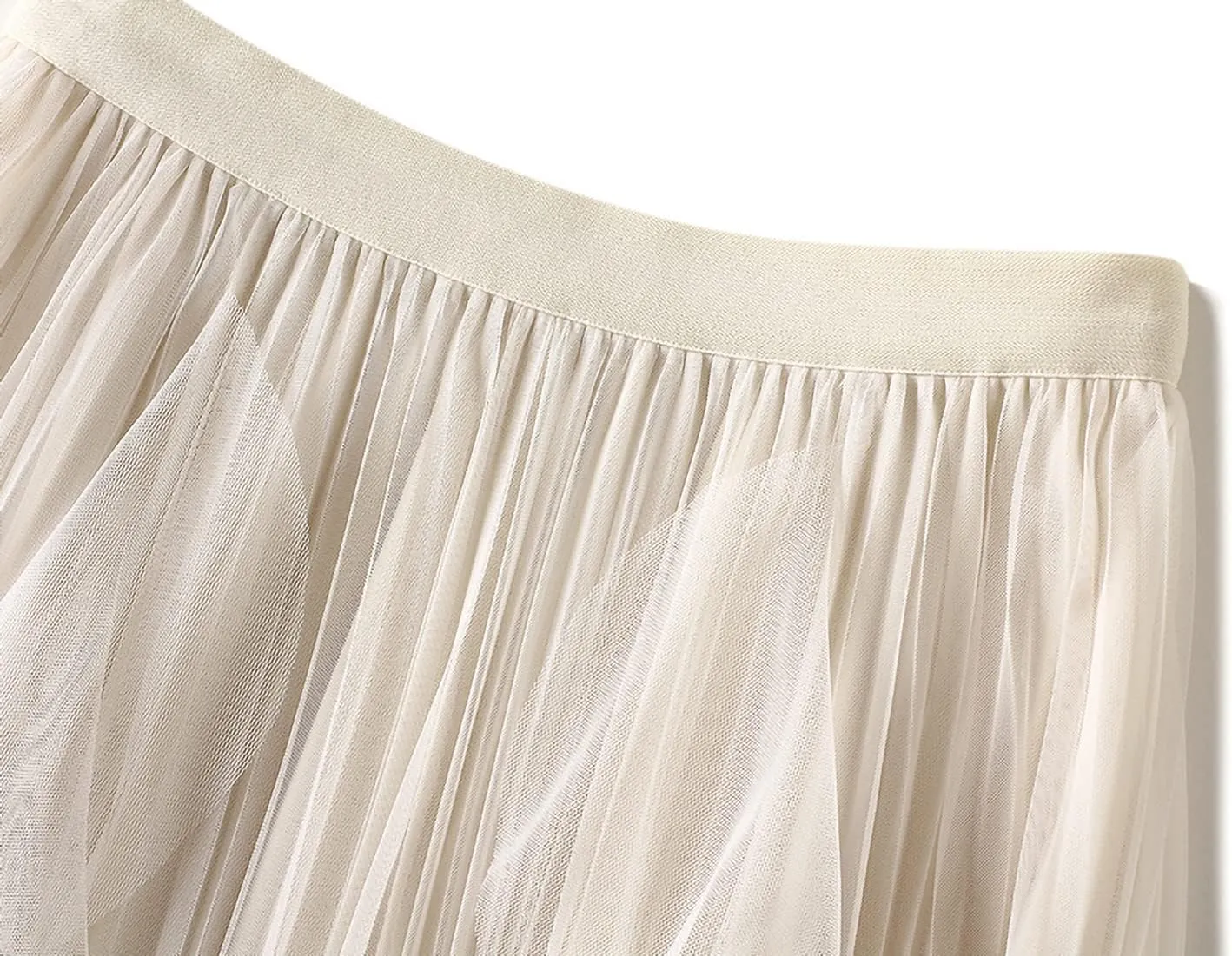 Women's Pleated Skirt Summer Long Beach Skirt Party Skirt Ladies High Waist Pleated A-Line Midi Skirt