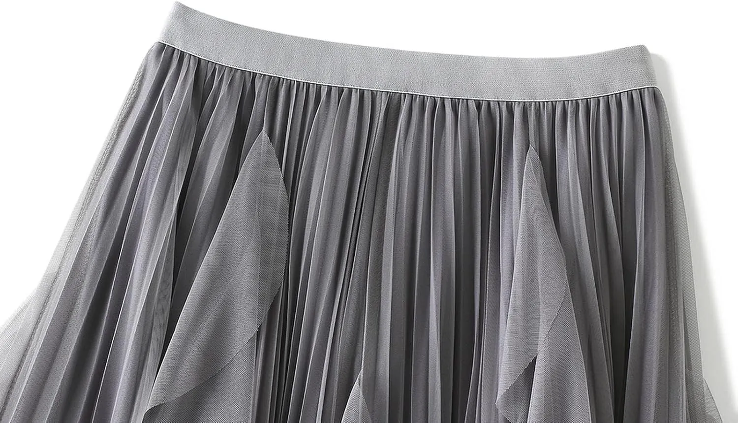 Women's Pleated Skirt Summer Long Beach Skirt Party Skirt Ladies High Waist Pleated A-Line Midi Skirt