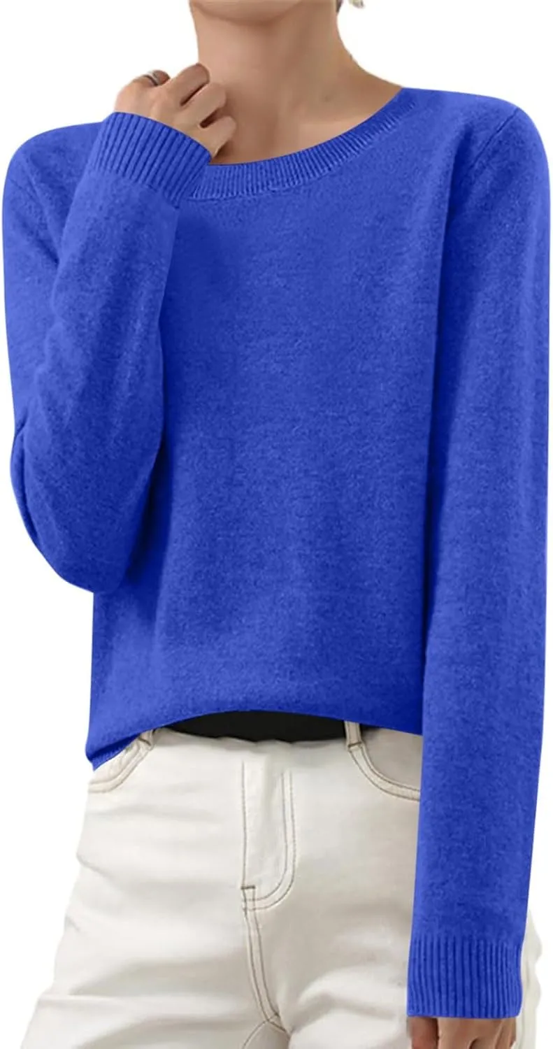 Women's Sweater V-Neck Long Sleeve Oversize Womens Cardigan Knitted Outer,2024 Fall&Winter Trendy Womens Loose Tops