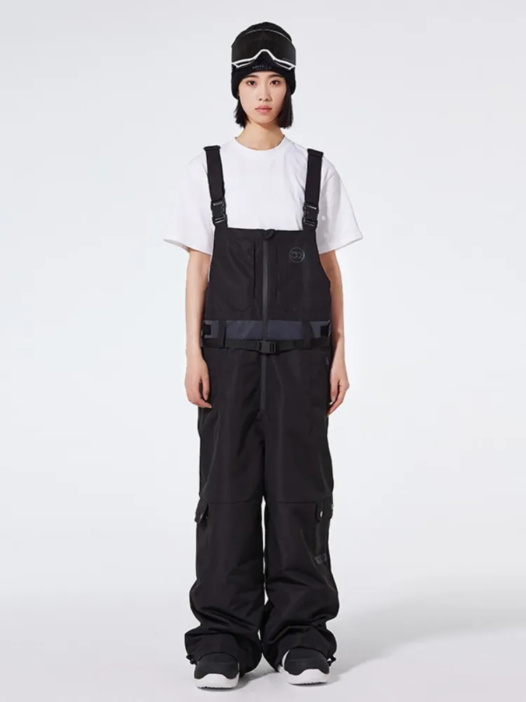 Women's Zipper Snowboard Jacket & Bib Pants Set