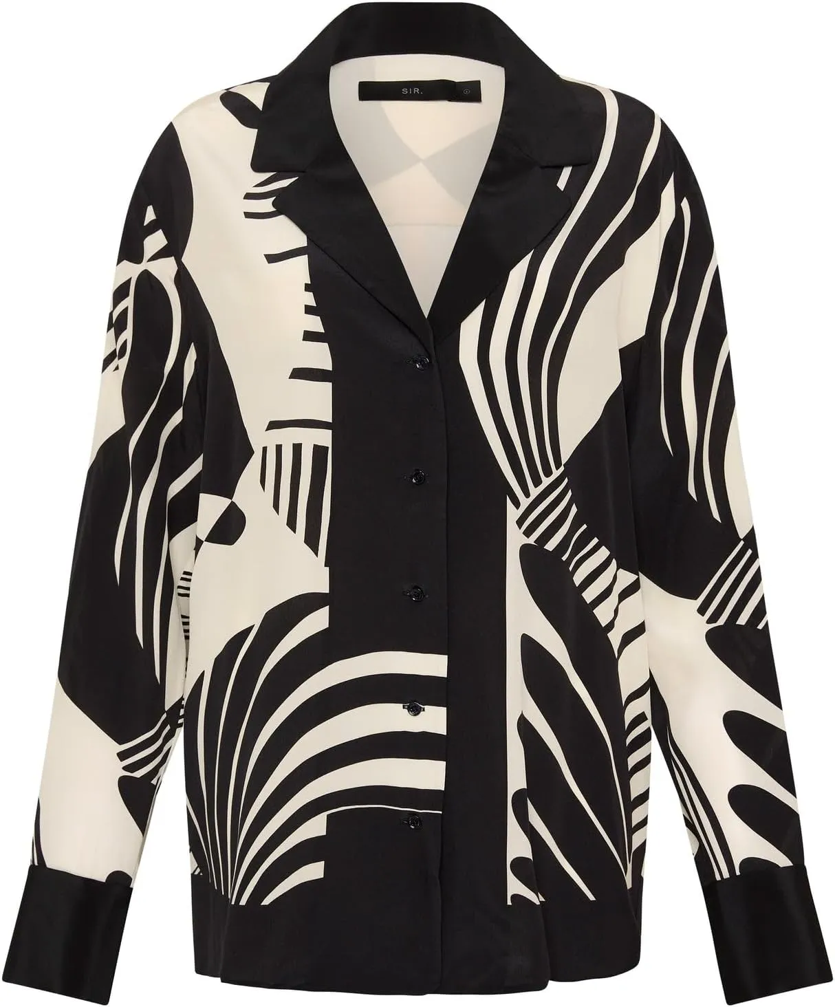 Wuitrie Womens 2 Piece Outfits Casual Print Long Sleeve Button Down Shirt Elastic Waist Wide Leg Pants Sweatsuit Sets