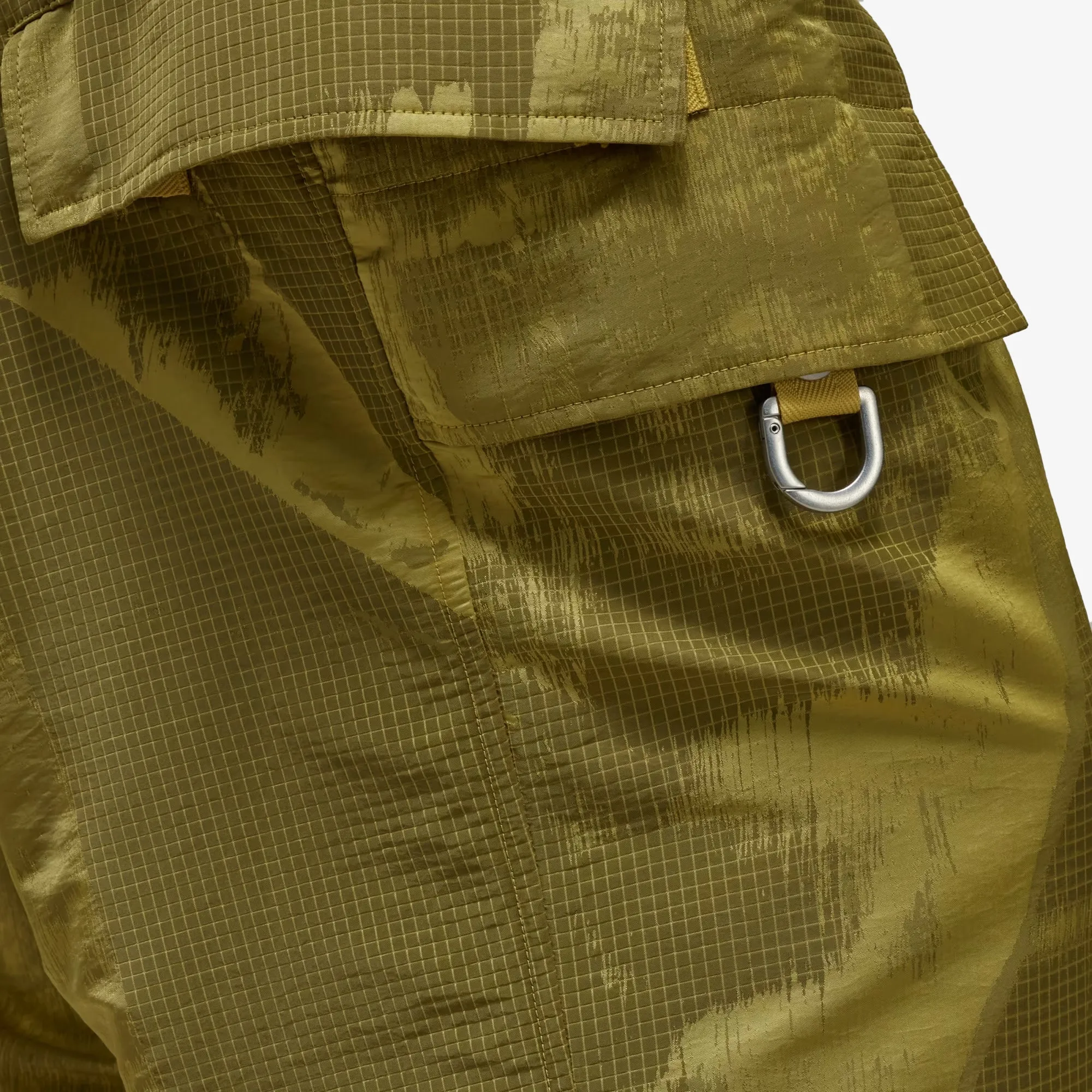 Y-3 | LINED JACQUARD RIPSTOP PANTS  { YELLOW/BLACK